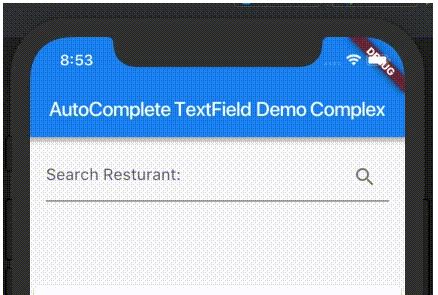 Image result for Flutter Autocomplete Text Field