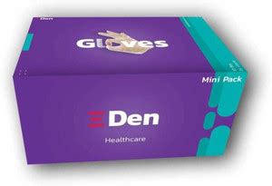 Den Pack of 10 PREMIUM LATEX EXAMINATION GLOVES - Mini Pack - Price in ...