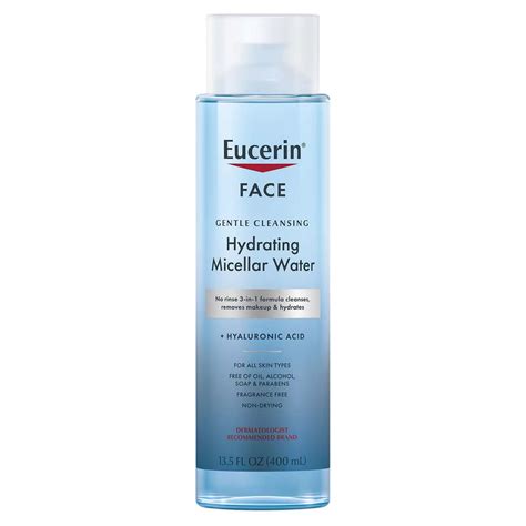 Eucerin Face Gentle Cleansing Hydrating Micellar Water - Shop Facial ...