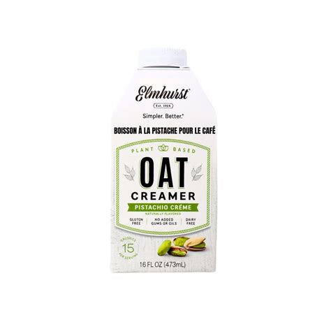 Elmhurst Oat Creamer Pistachio Creme at Natura Market