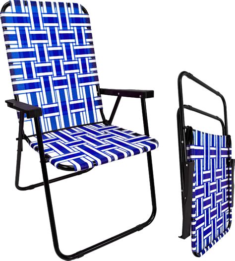 Amazon.com : Vasitelan Patio Lawn Chairs Folding Chairs Set of 2 ...