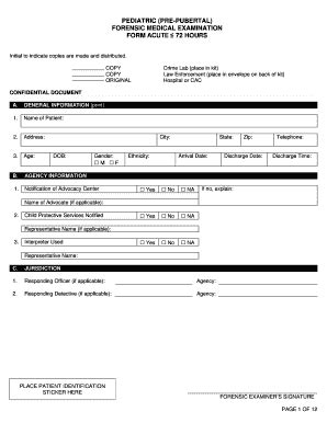 NE Pediatric (Pre-Pubertal) Forensic Medical Examination Form_DSA ...
