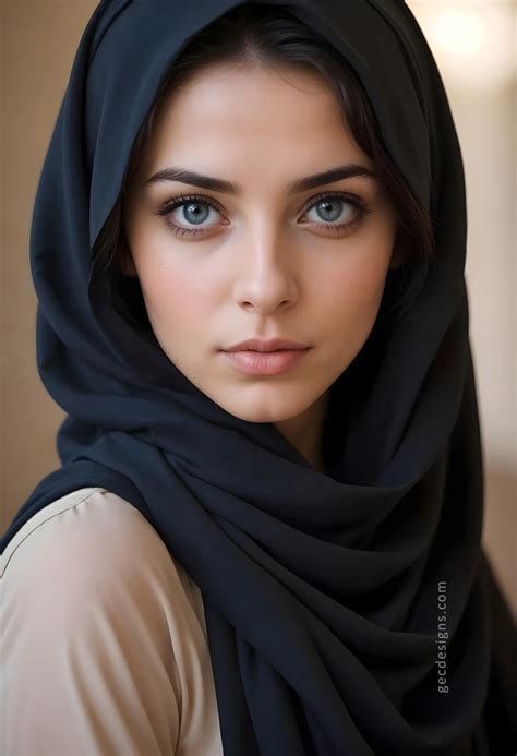 Beautiful Middle Eastern woman, Arab woman face wallpaper - GEC Designs
