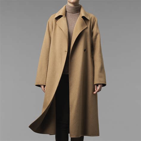 Wool Blend Oversized Fit Long Coat | UNIQLO Masterpiece｜UNIQLO EU
