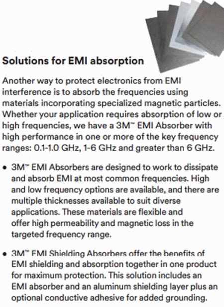 EMI/EMC Electronic Solutions - 3M Electronic Specialty | Mouser