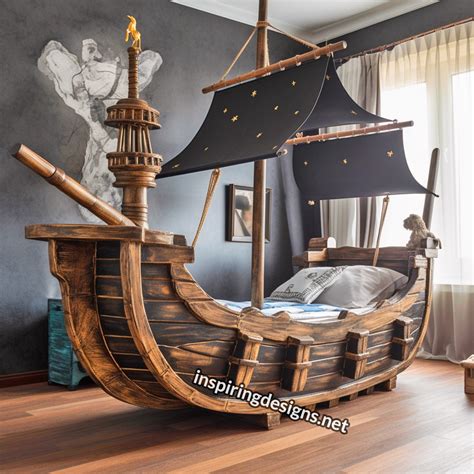 These Pirate Ship Kid’s Beds Bring the High Seas to Your Child’s ...