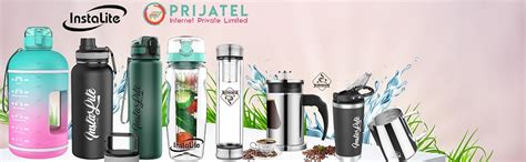 InstaLite Double Wall Glass Tea Infuser Bottle (400 ml) - BPA Free ...