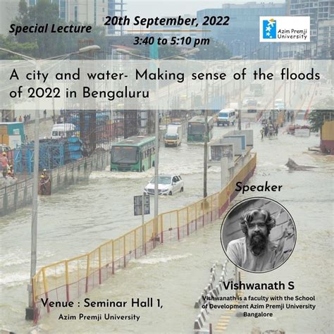 Bengaluru Floods 2022: A City and Water - Azim Premji University