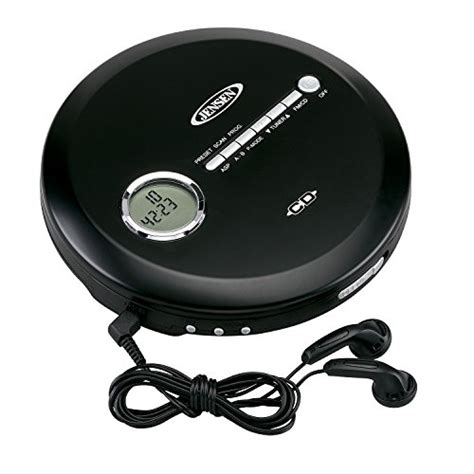 Jensen Portable CD Player Slim CD Personal MP3/CD/FM India | Ubuy