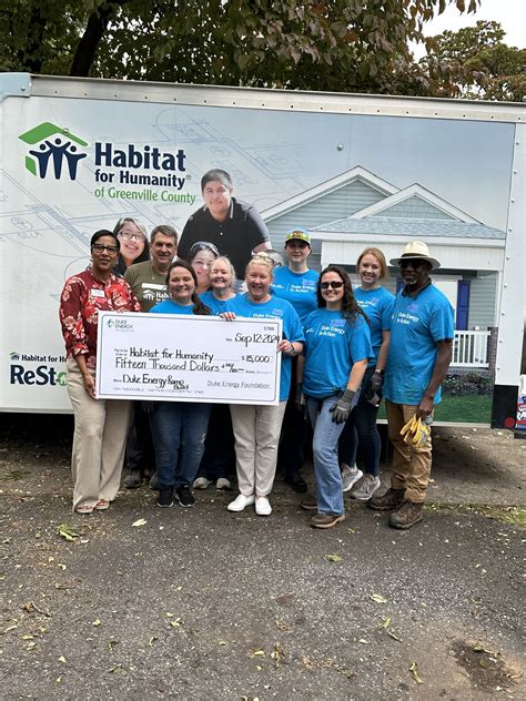 Thank You Duke Energy - Habitat for Humanity of Greenville