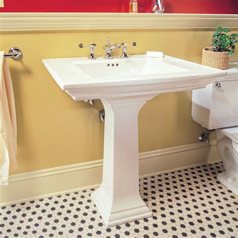 How Much For Pedestal Sink Installation at Dustin Richards blog