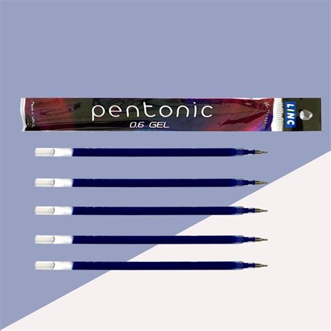( 10 pcs.) Linc Pentonic Gel Pen Refill – Blue – Topperskit LLP