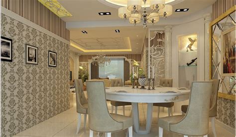 1300平米中餐厅装修设计案例效果图_岚禾装饰设计