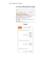 User Input Using While 的图像结果