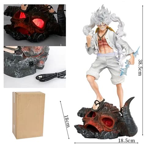One Piece: Luffy Gear 5 Standing on Skull - 39cm Action Figure – The ...