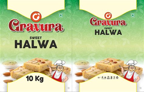 Sweet Halwa Mawa Packaging Design Template – Gravura Designs
