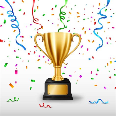 Trophy confetti Vectors - Download Free High-Quality Vectors from ...