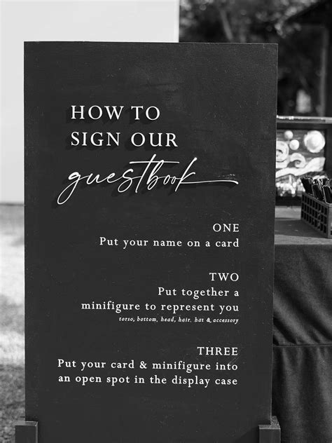 Wedding guest book instructions wording | Beachweddingtips.com