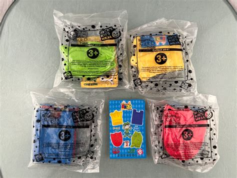 Rare Jack In The Box Kids Meal Knights Of The Card Table 2003 All 4 Complete set | eBay