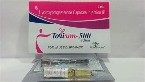 Toriron - 500 Inj | Hydroxyprogesterone Caproate 500mg in 2ml