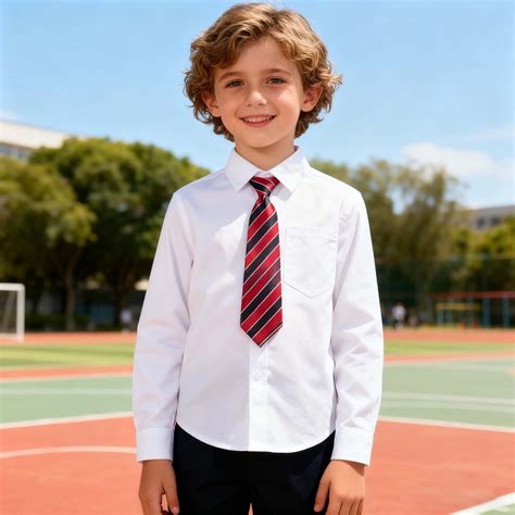 Boys Dress Shirts Tween Boys White Dress Shirt Boys Button Down Shirt ...