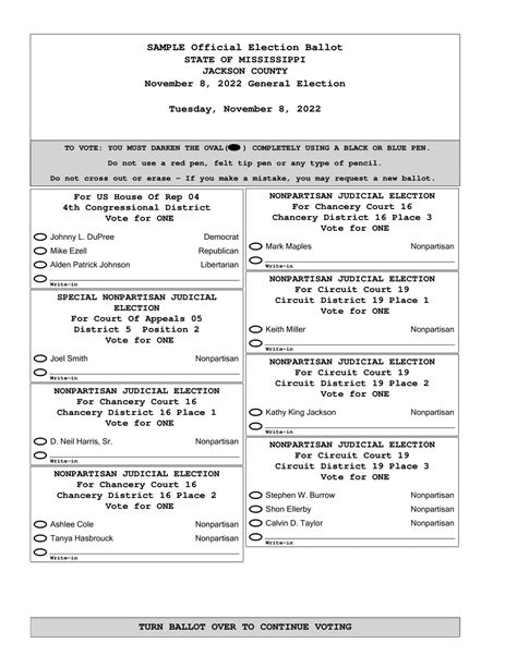 Ballot Envelope Sample 的图像结果