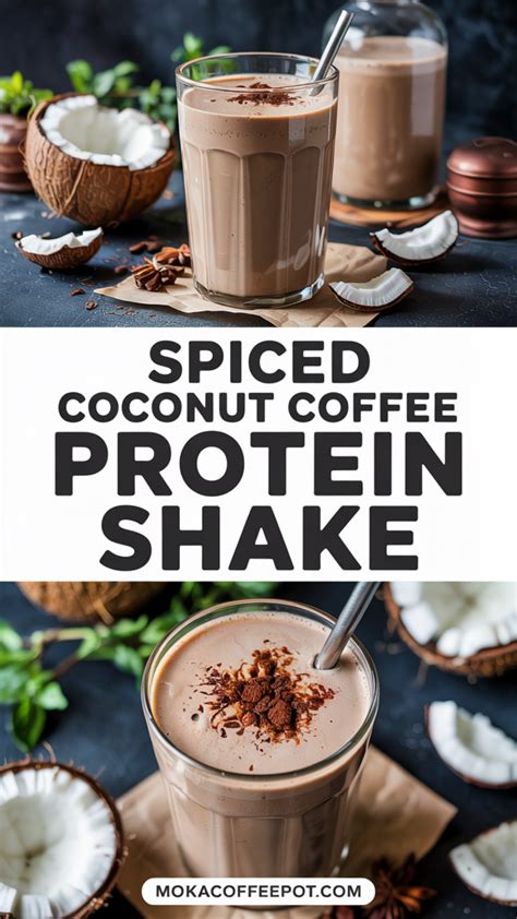 Spiced Coconut Coffee Protein Shake Recipe