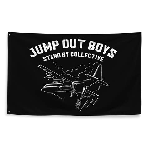Jump Out Boys Fixed Wing Flag – Stand By Collective