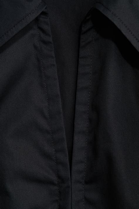 Women's Black Sleeveless cotton shirt | H&M IN