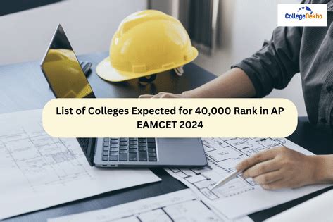List of Colleges Expected for 40,000 Rank in AP EAMCET 2024 | CollegeDekho