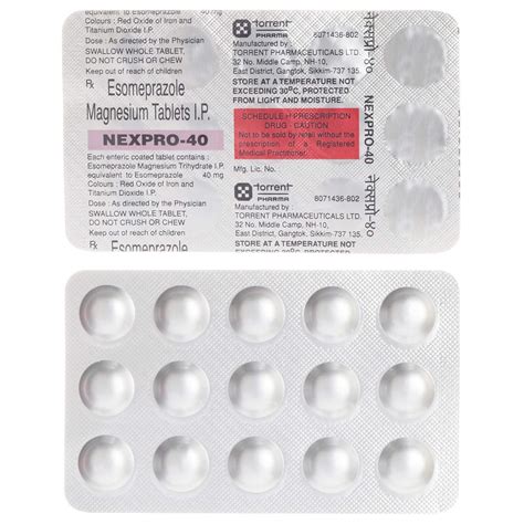 Nexpro 40 - Strip of 15 Tablets : Amazon.in: Fashion