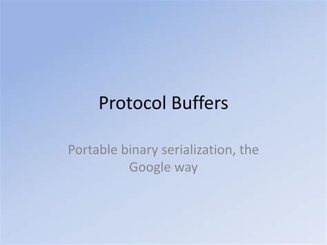 Image result for Protocol Buffer Tutorial