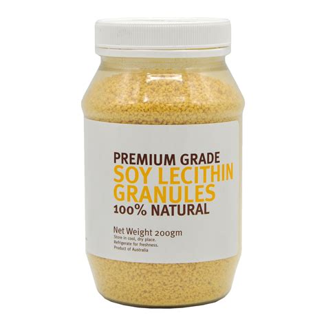 Dr Gram Natural Soy Lecithin Granules 200g - Lifewinners Organic & Fine ...