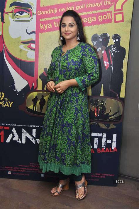 Vidya Balan during the screening of Bollywood movie Manjunath, held in ...