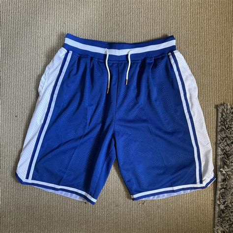 XL Blue and white basketball shorts #basketball - Depop