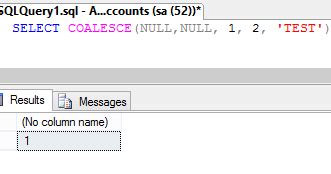 Image result for Coalesce Function in SQL Server