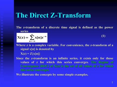 Correlation Property of Z Transform Example 的图像结果