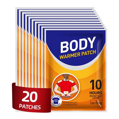 Amazon.com: Body Warmers Large Size Heat Patches, Adhesive Heating ...