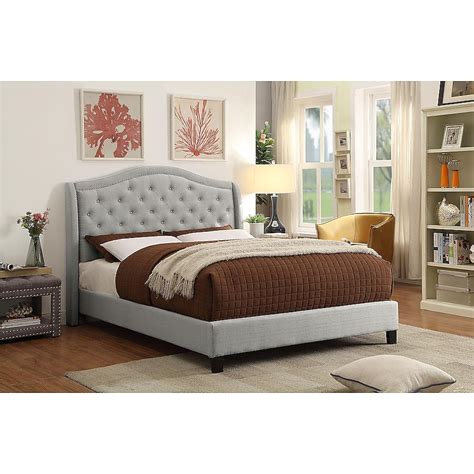 Furniture of America Leiters Warm Gray California King Wood Platform ...