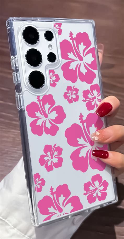 Hibiscus Flower Phone Case for Samsung Galaxy | Sparkly phone cases ...