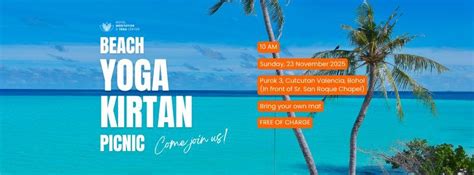 Beach Yoga Kirtan Picnic, Cutcutan Brg, 6306 Valencia, Philippines ...