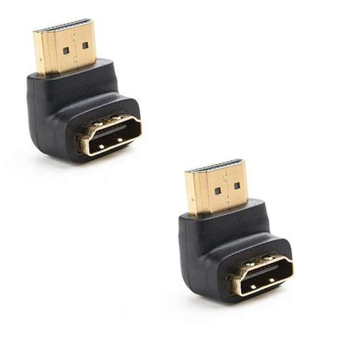 Buy TECHNIGENT Set of 2 HDMI Male to Female Connector HDMI Adapter ...