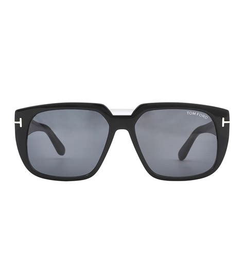 Tom Ford Oliver Men's Grey Smoke Square Sunglasses