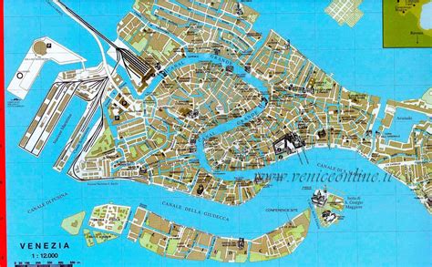 Venice Map - Italy