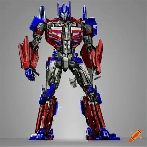Optimus prime and captain america crossover character on Craiyon