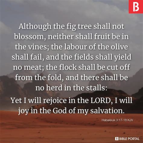 Habakkuk 3:17-18 KJV - Bible Scripture Image - Bible Portal