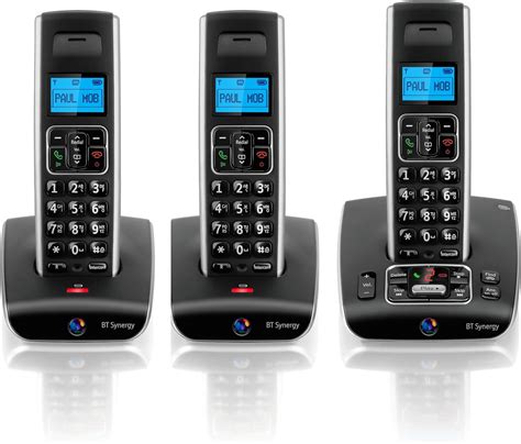 BT Synergy 5500 DECT Trio Cordless Phone with Answer: Amazon.co.uk ...