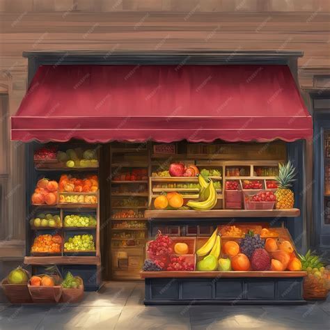 Fruit Store Cartoon 的图像结果
