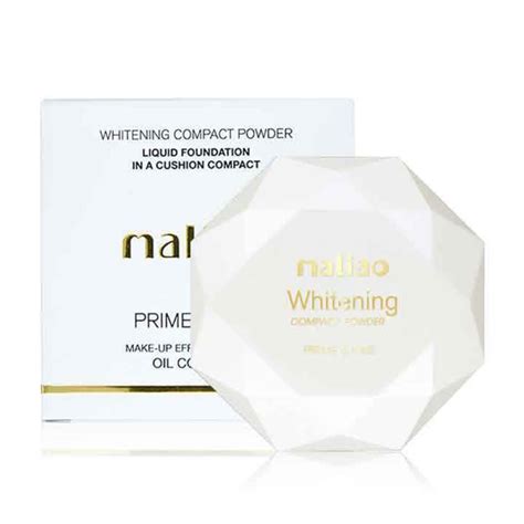 Buy Maliao Prime & Fine Oil Control Whitening Powder Compact (Shade 01 ...