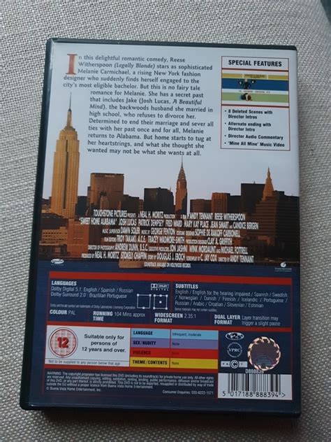 Sweet Home Alabama (DVD, 2003) 5017188888394 | eBay